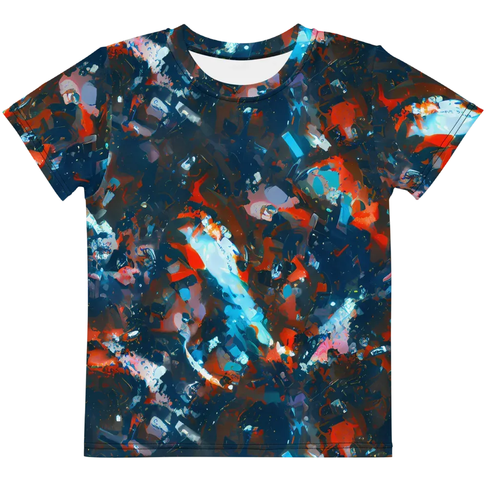 Ghenie's Whirl on Kids Crew Neck T-Shirt — Front