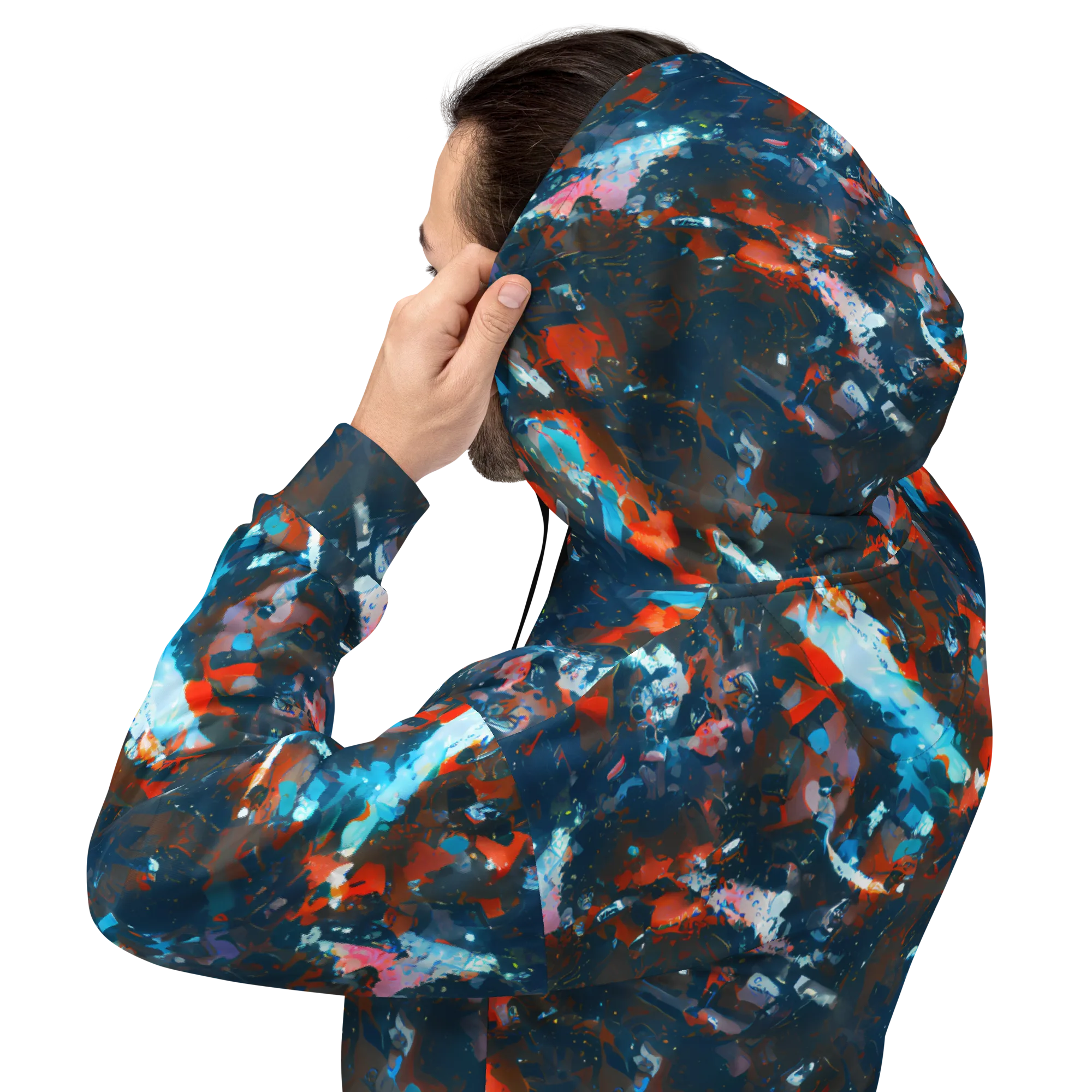 Ghenie's Whirl on Hoodie — Back