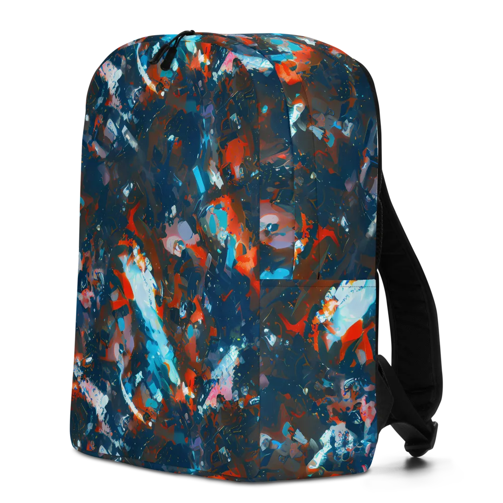 Ghenie's Whirl on Minimalist Backpack — Left