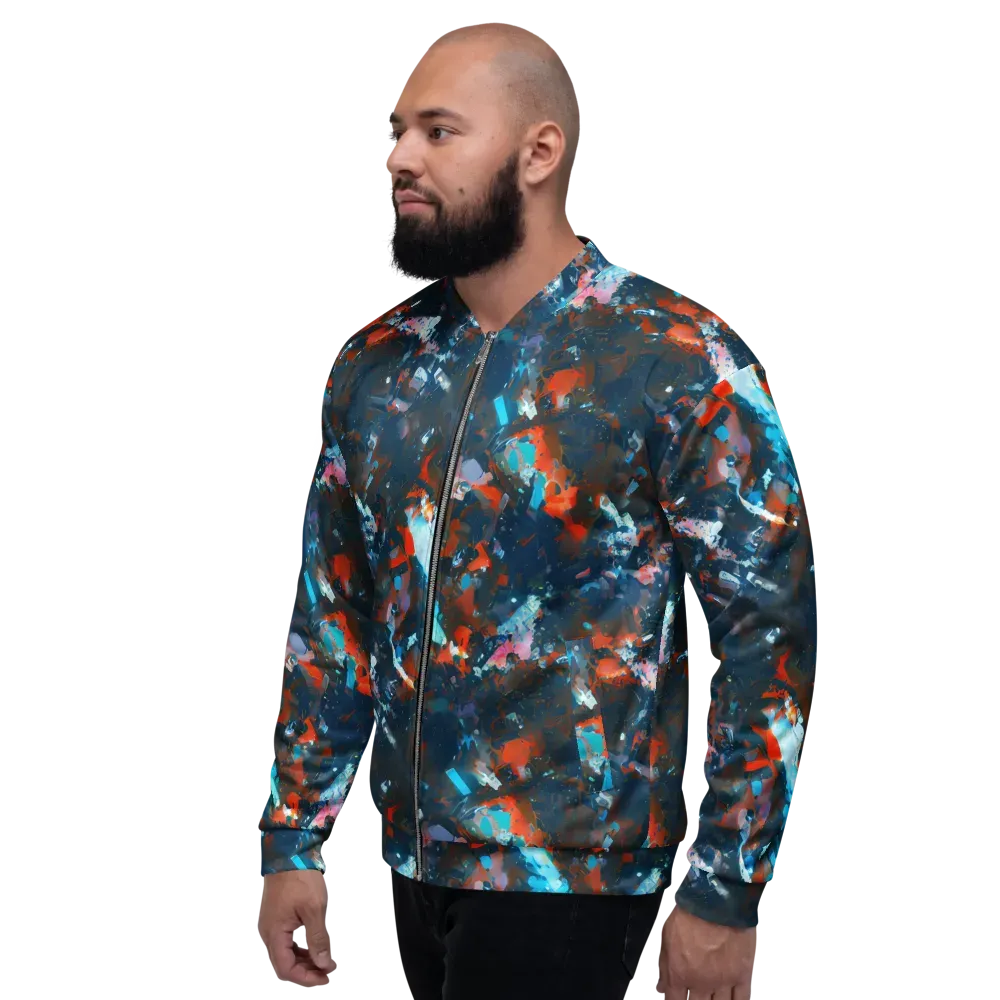 Ghenie's Whirl on Bomber Jacket — Left