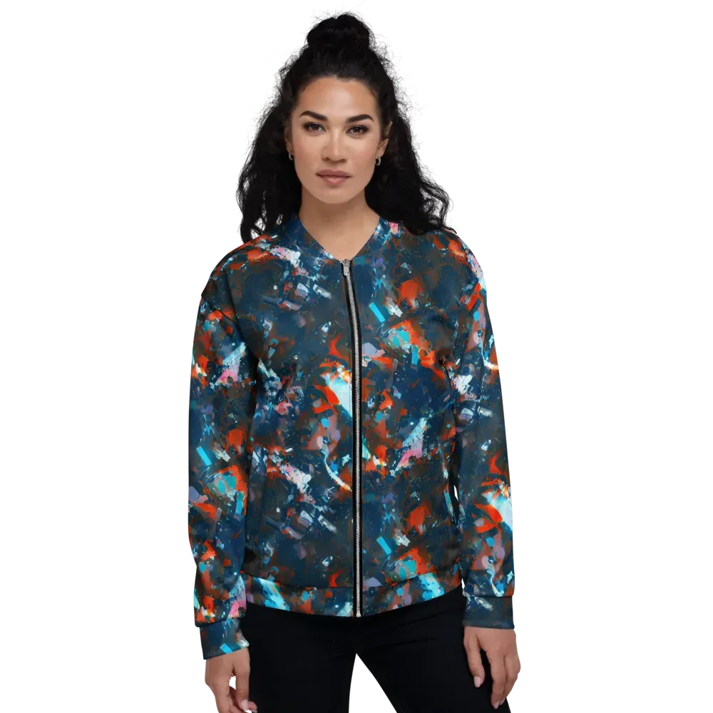 Ghenie's Whirl on Bomber Jacket — Front