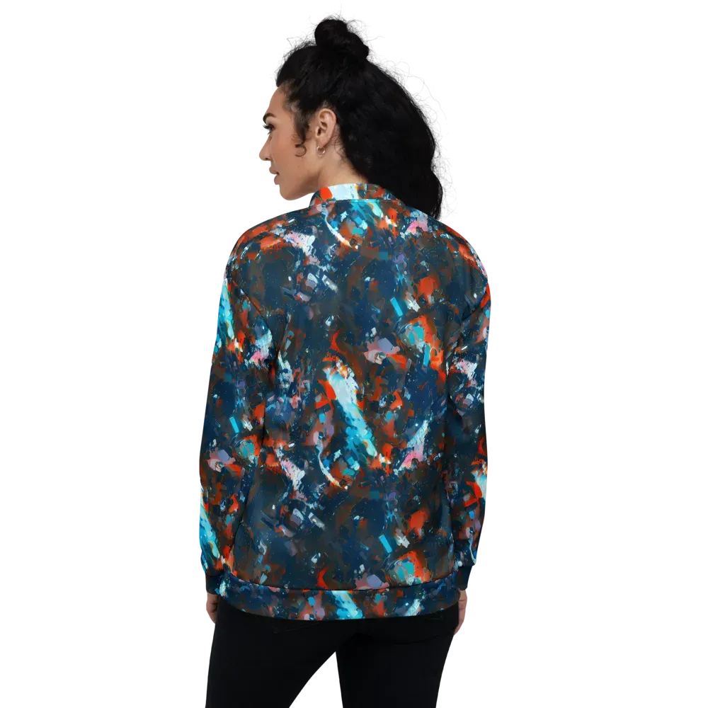 Ghenie's Whirl on Bomber Jacket — Back