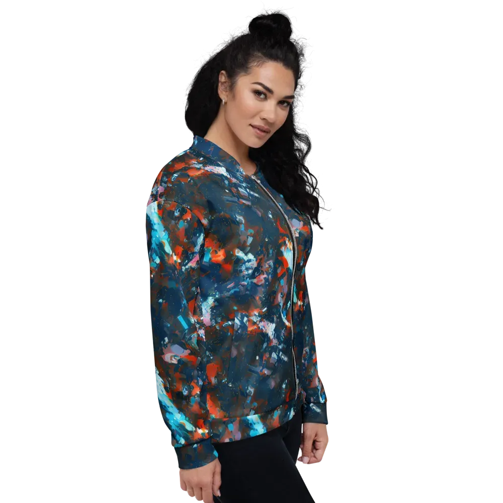 Ghenie's Whirl on Bomber Jacket — Right