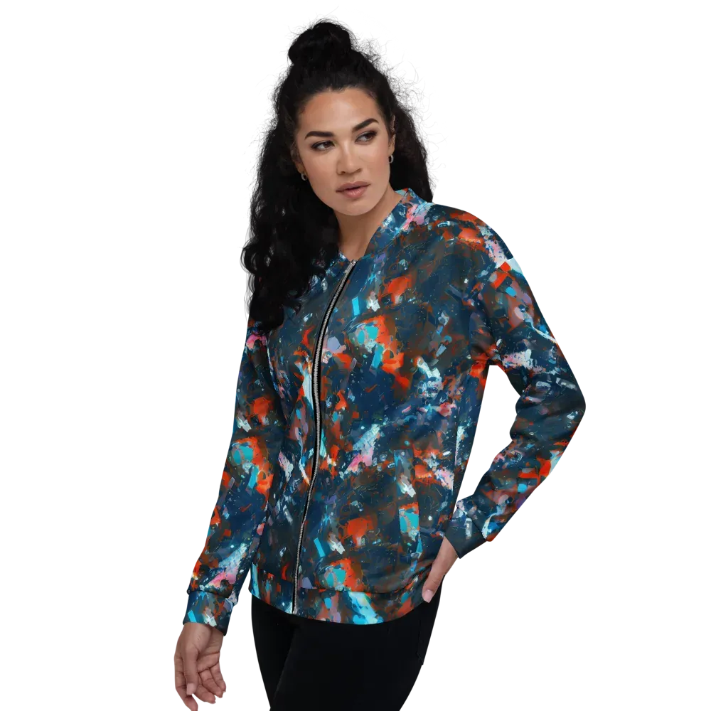 Ghenie's Whirl on Bomber Jacket — Left