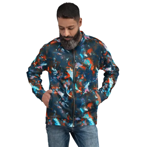 Ghenie's Whirl on a Bomber Jacket
