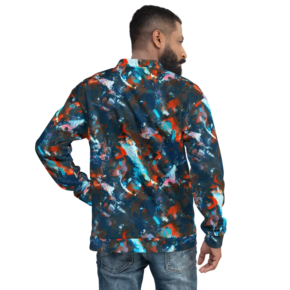Ghenie's Whirl on Bomber Jacket — Back