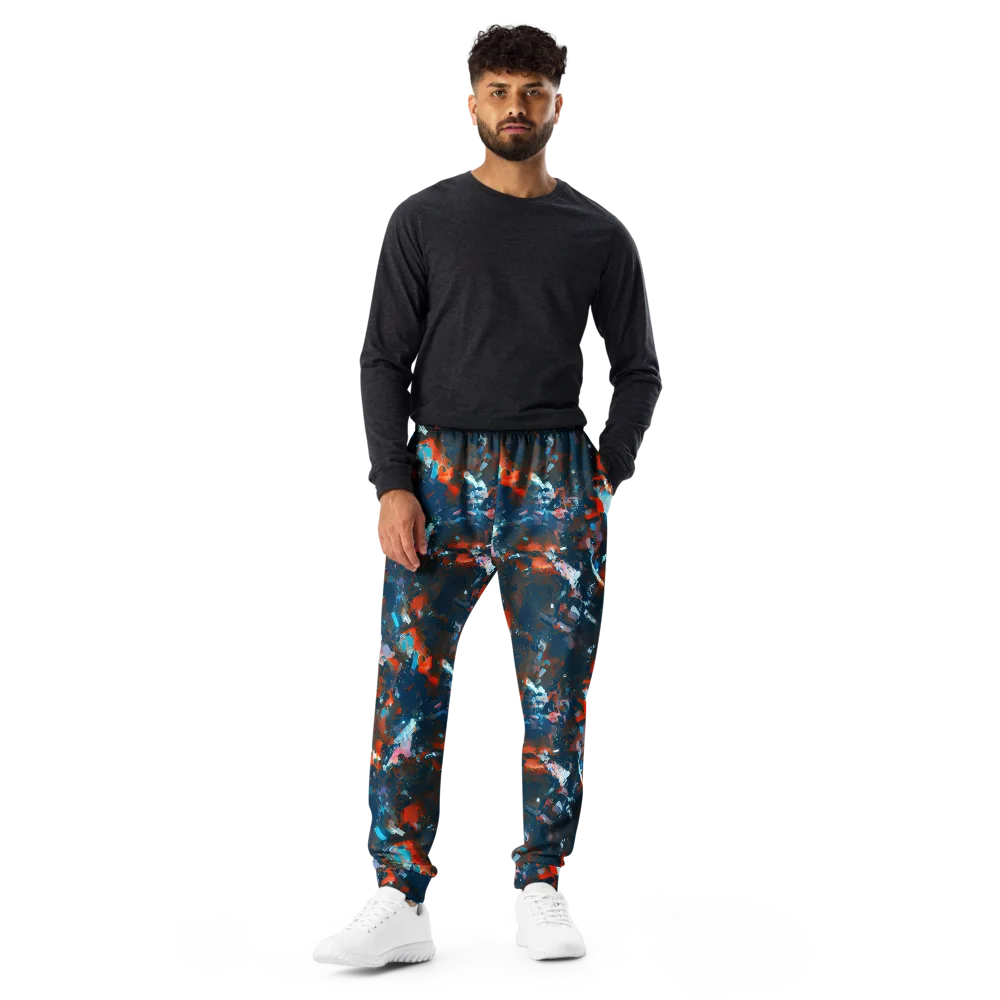 Ghenie's Whirl on Men's Joggers — Front
