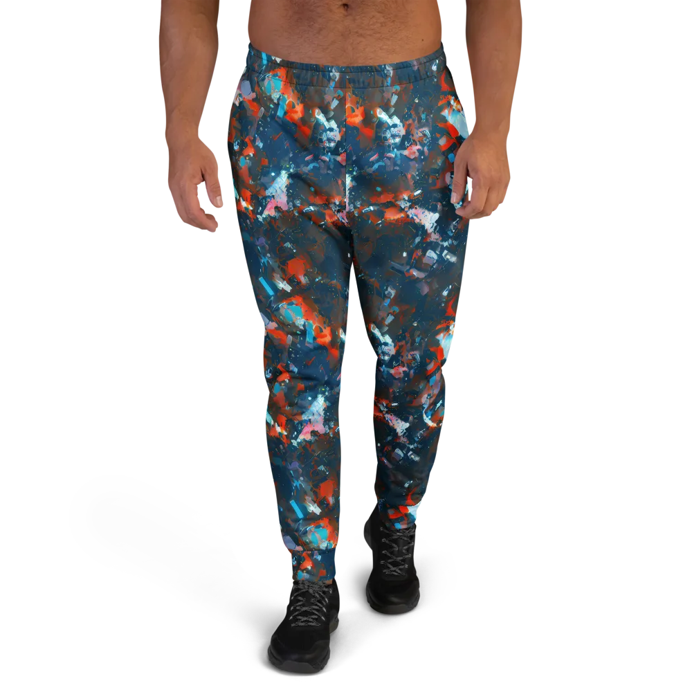 Ghenie's Whirl on Men's Joggers — Front