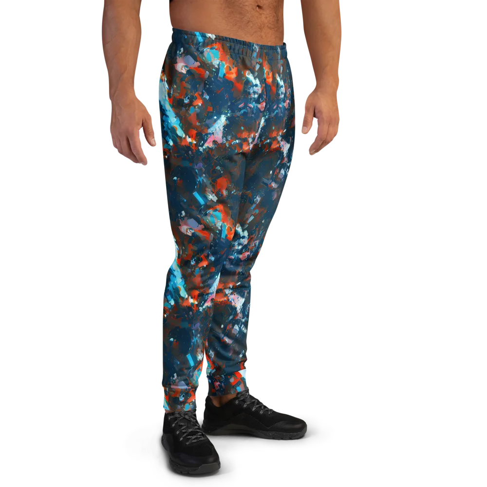 Ghenie's Whirl on Men's Joggers — Right