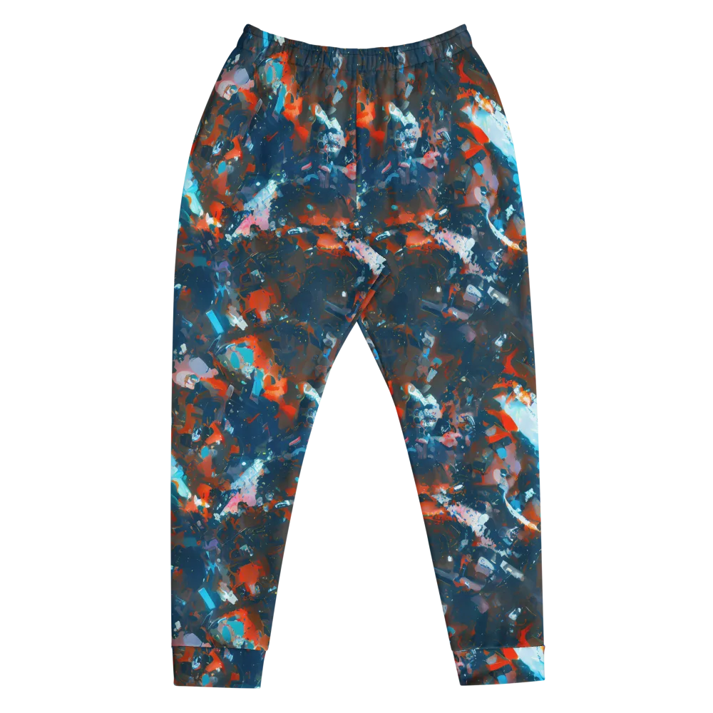 Ghenie's Whirl on Men's Joggers — Front