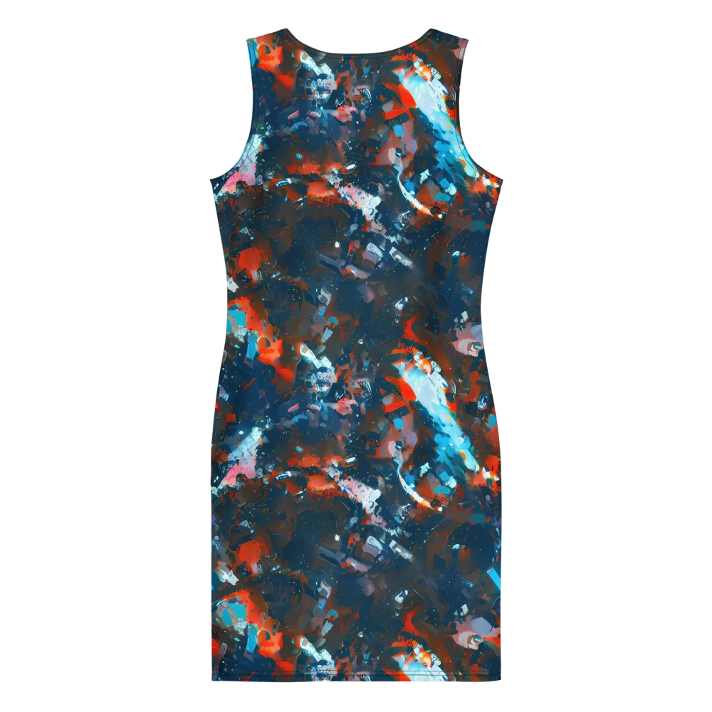 Ghenie's Whirl on Bodycon Dress — Back