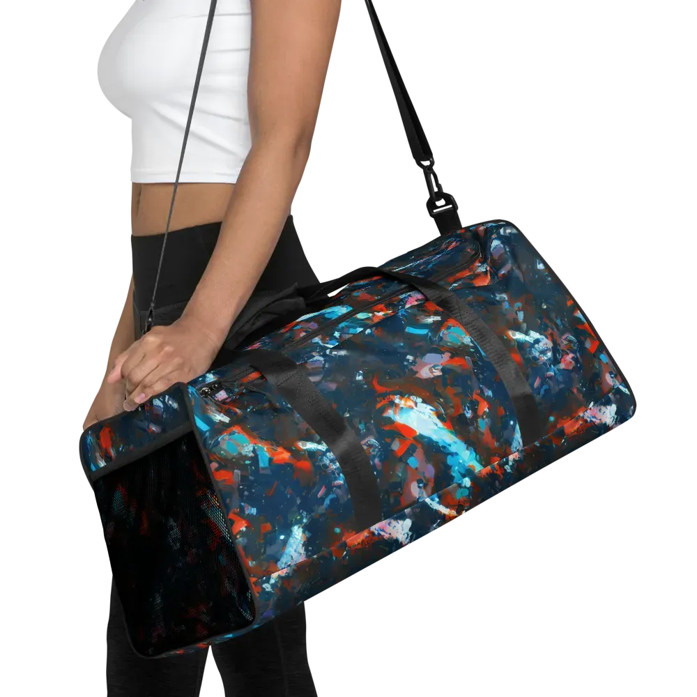 Ghenie's Whirl on Duffle Bag — Front