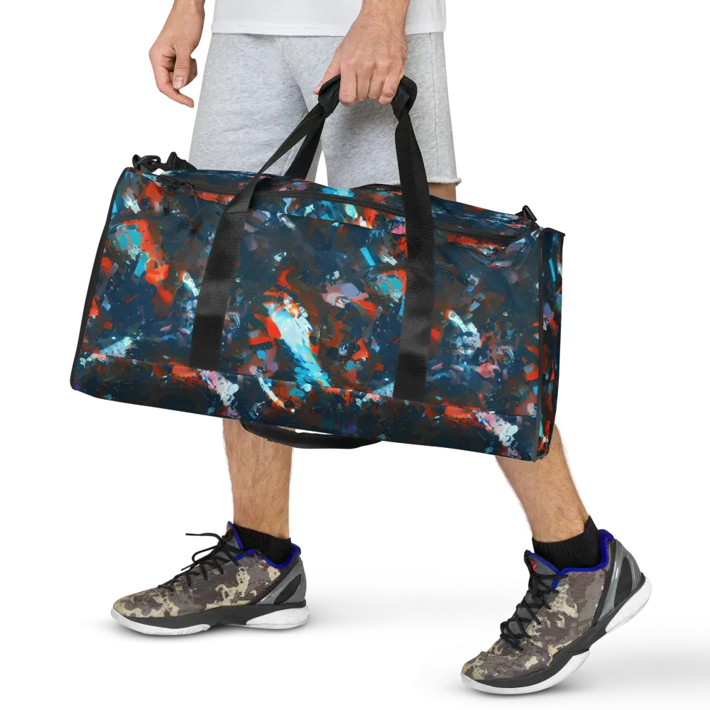 Ghenie's Whirl on Duffle Bag — Front
