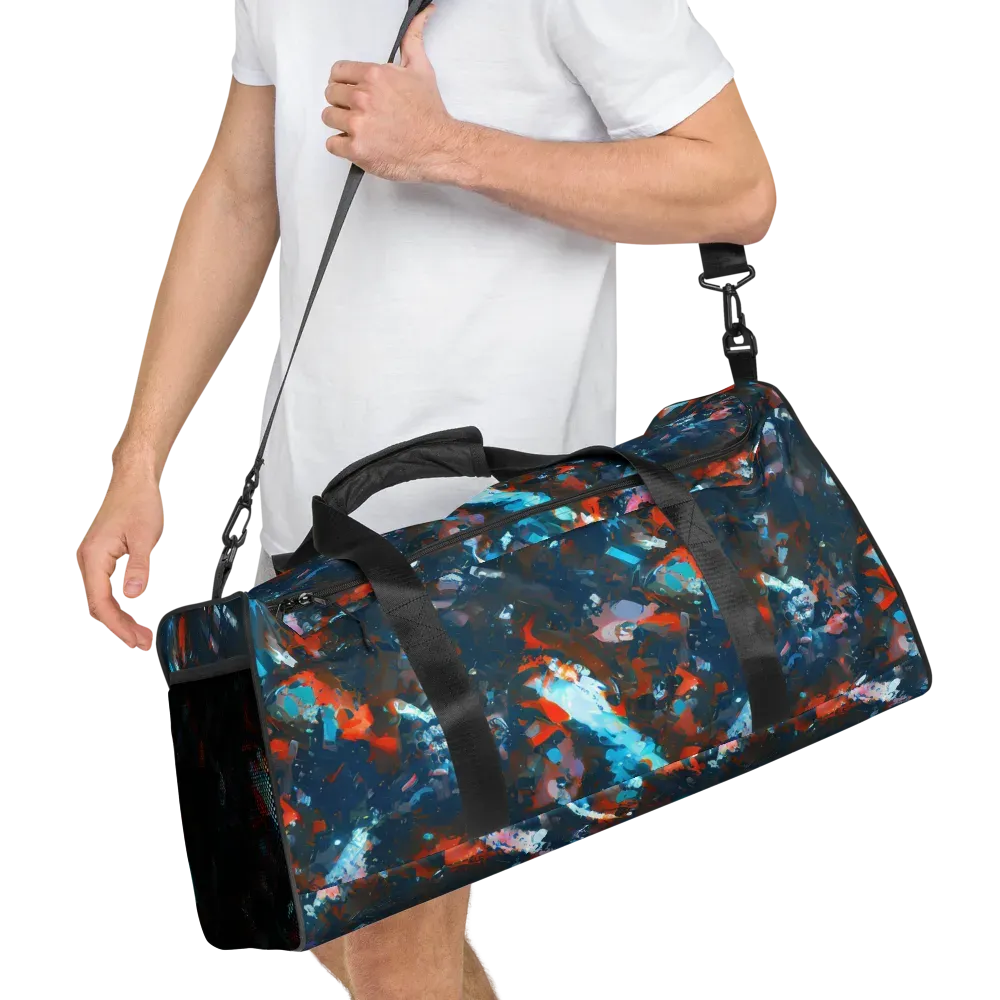 Ghenie's Whirl on Duffle Bag — Right Front