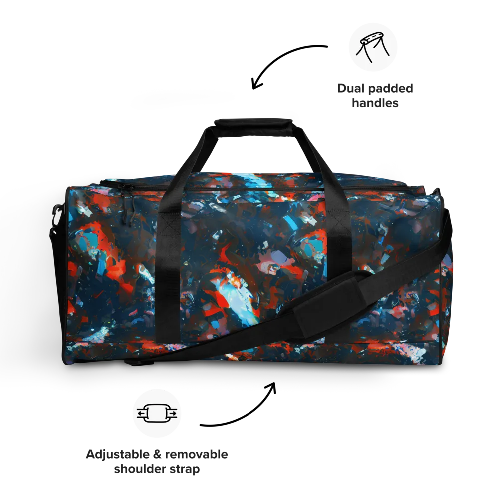 Ghenie's Whirl on Duffle Bag — Front