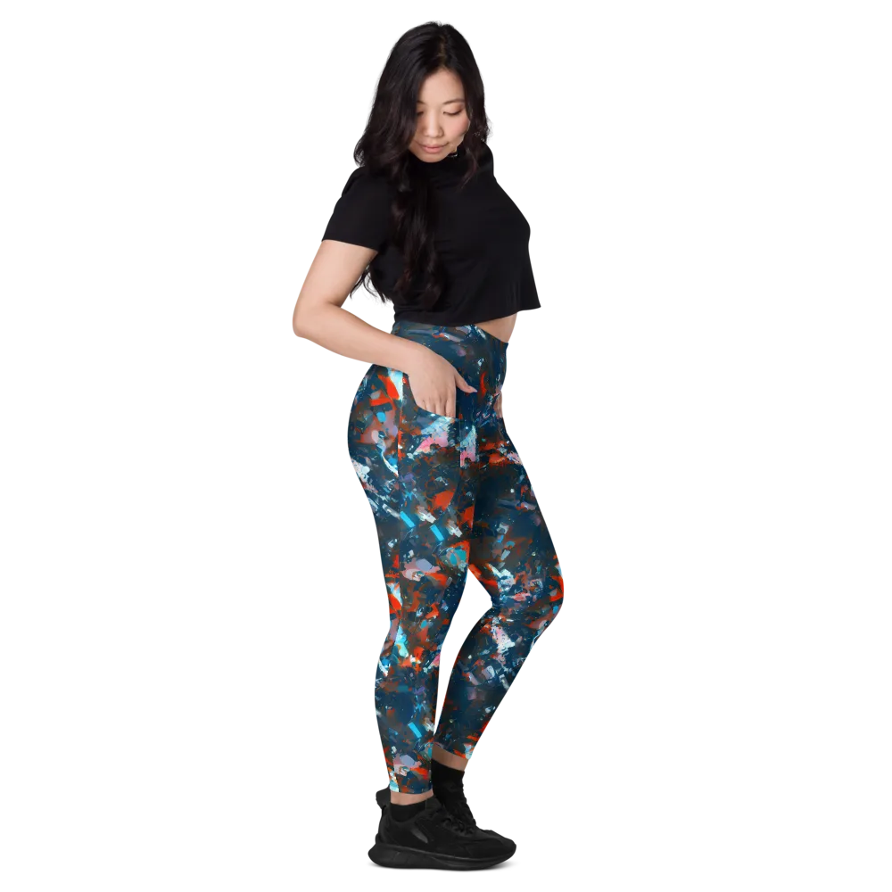 Ghenie's Whirl on Leggings with Pockets — Right