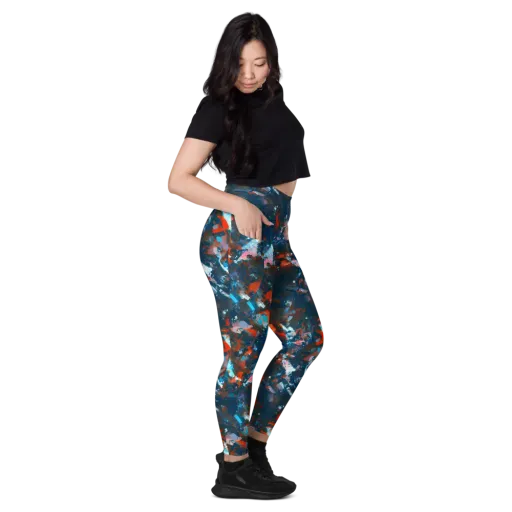 Ghenie's Whirl on a Leggings with Pockets