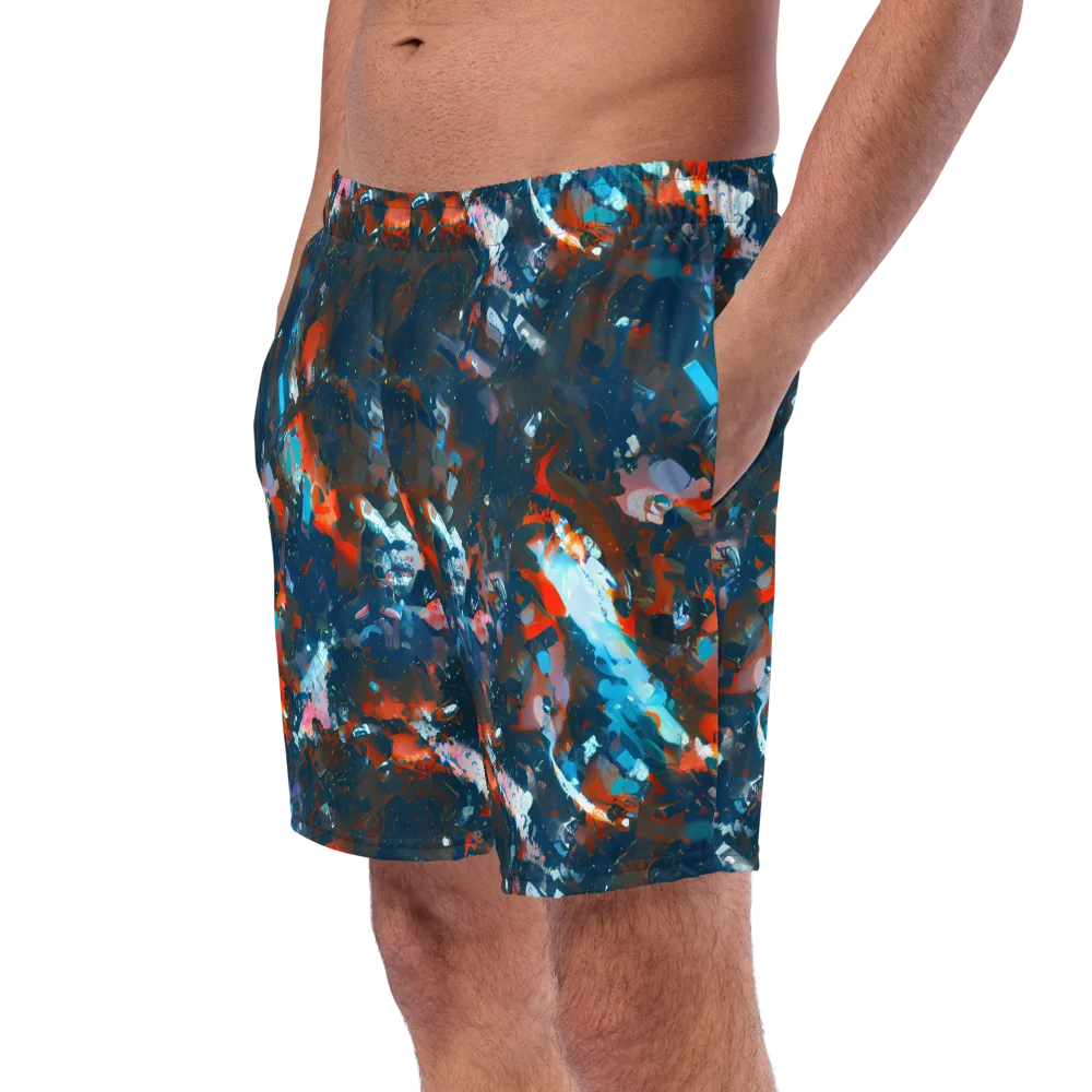 Ghenie's Whirl on Swim Trunks — Left Front