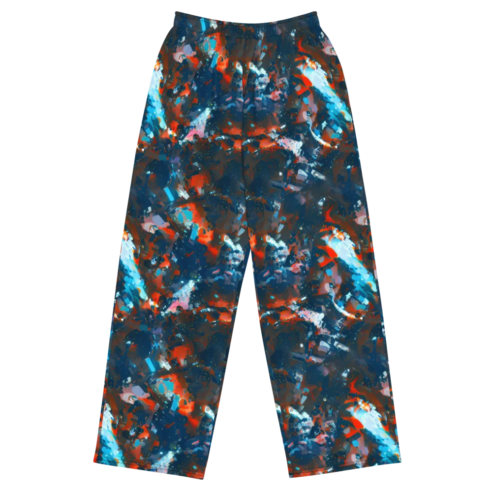 Ghenie's Whirl on Wide-Leg Pants — Front