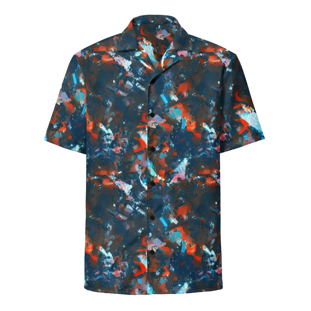 Ghenie's Whirl on Button Shirt — Front