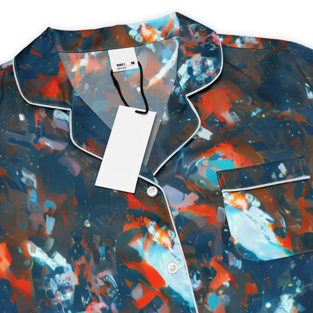 Ghenie's Whirl on Women's Short Sleeve Pajama Top — Product details