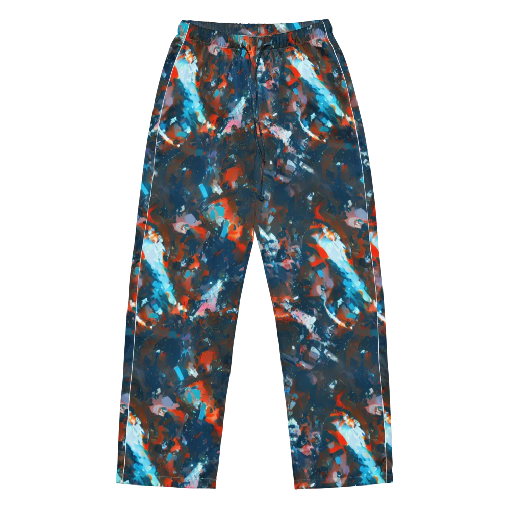 Ghenie's Whirl on Women's Pajama Pants — Front
