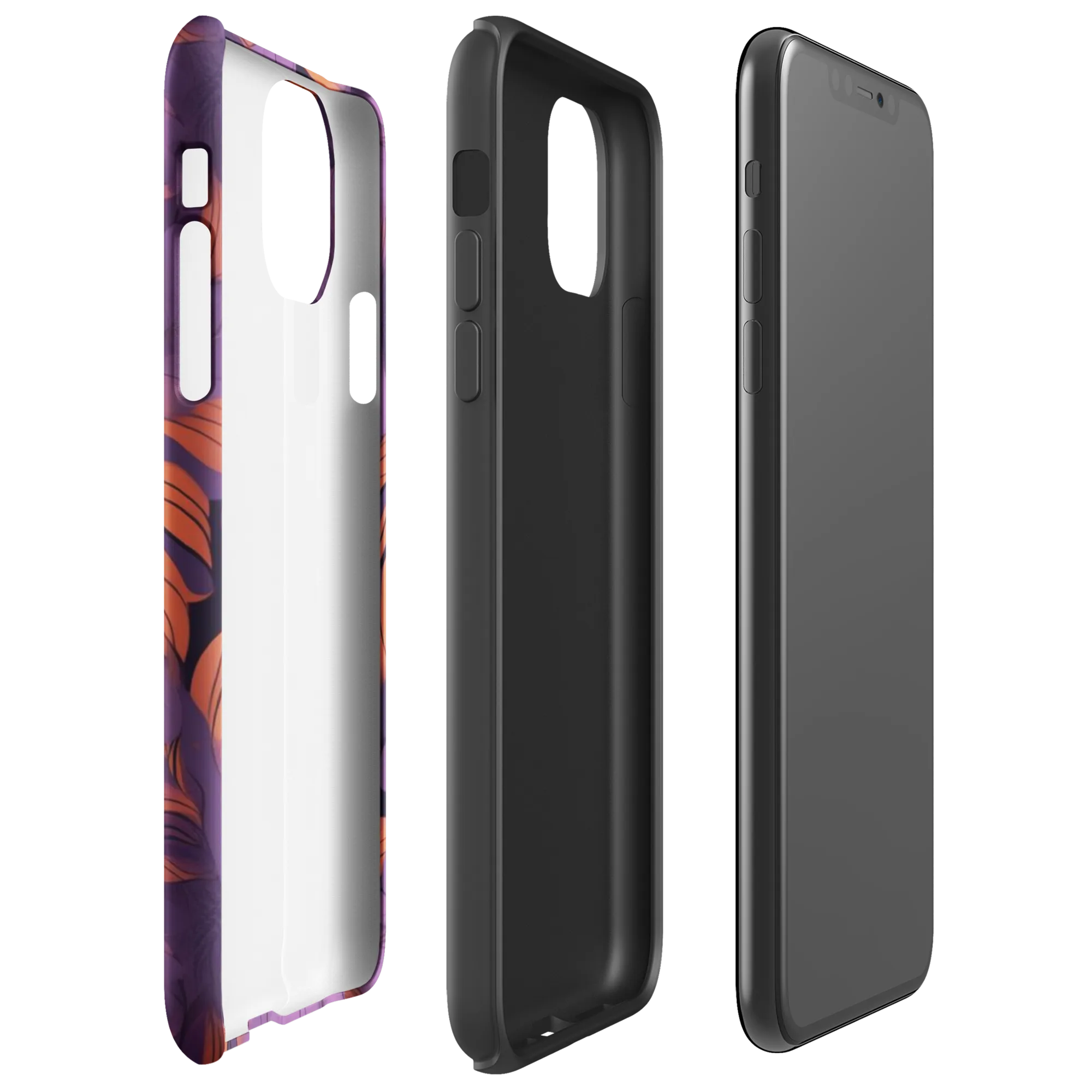 Plum Ignition on Tough Case for iPhone® — Right