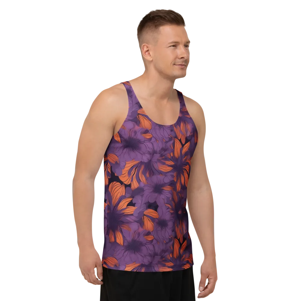 Plum Ignition on Men's Tank Top — Right Front