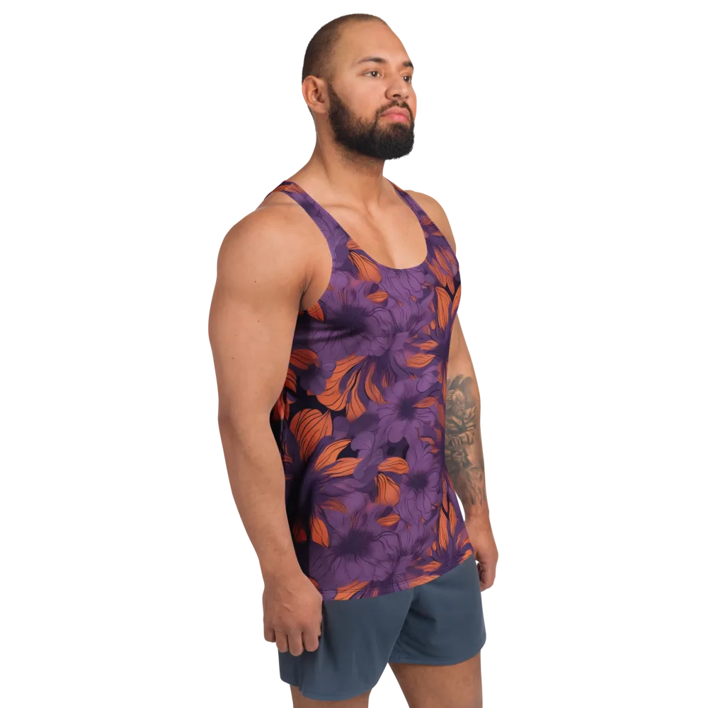 Plum Ignition on Men's Tank Top — Right Front