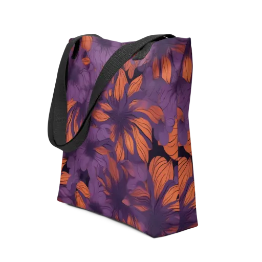 Plum Ignition on a Tote Bag