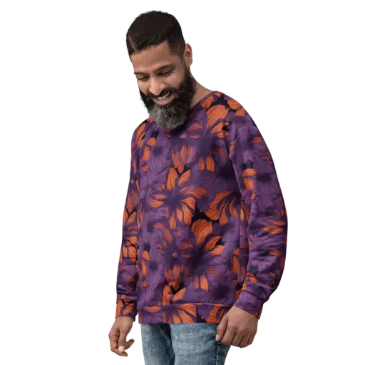 Plum Ignition on a Sweatshirt
