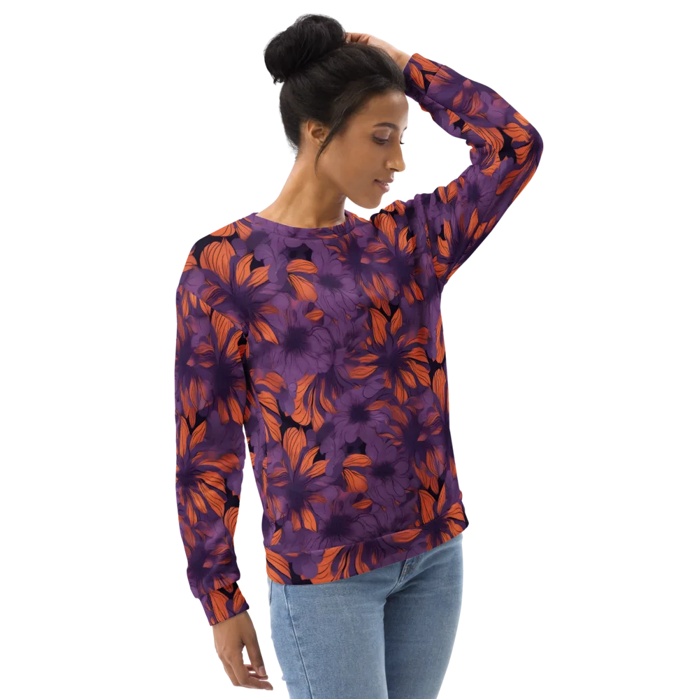 Plum Ignition on Sweatshirt — Right Front