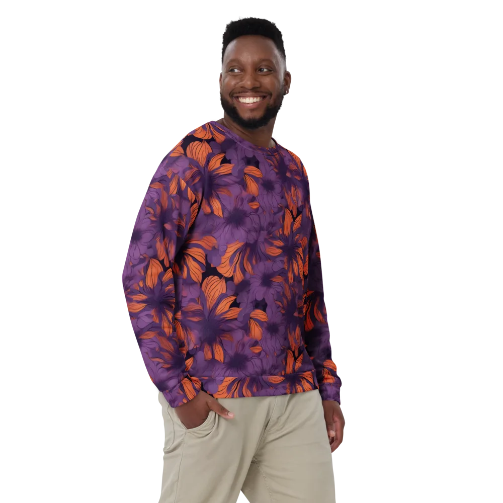 Plum Ignition on Sweatshirt — Front