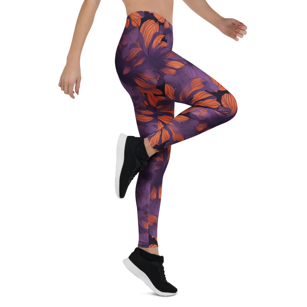 Plum Ignition on Leggings — Right
