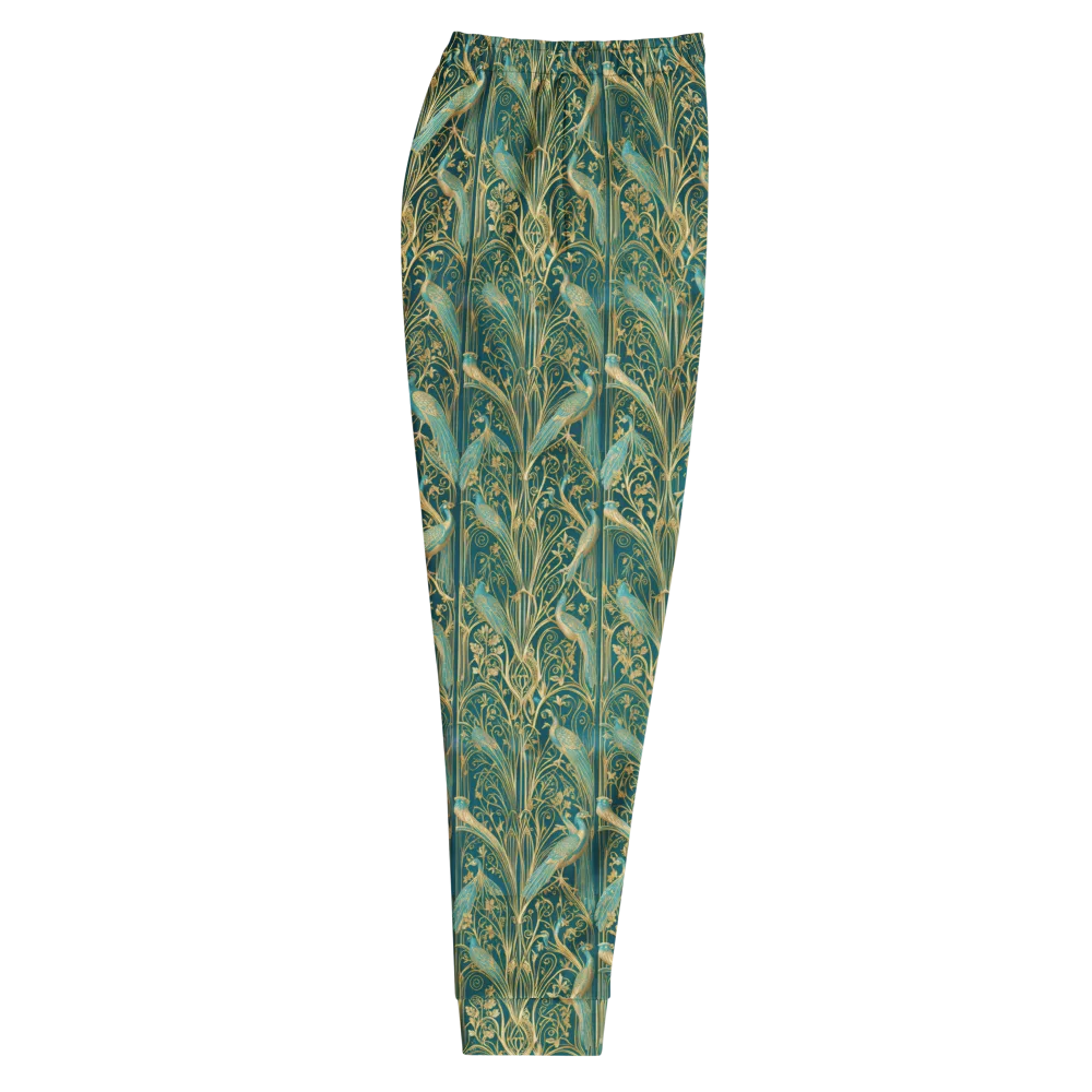 Peacock Nouveau on Men's Joggers — Right