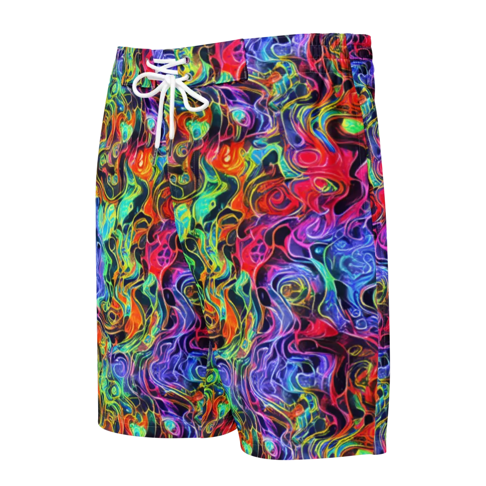 Riotous Aurora on Men's Board Shorts — Front