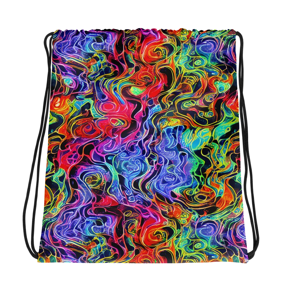 Riotous Aurora on Drawstring Bag — Photo