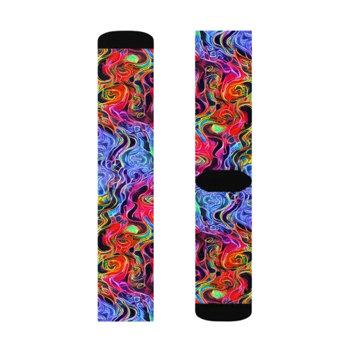Riotous Aurora on a Socks