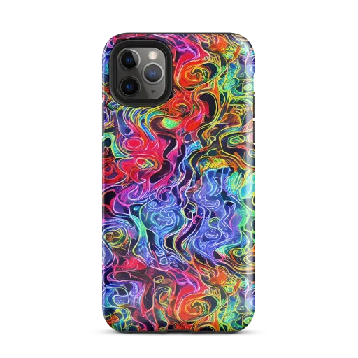 Riotous Aurora on a Tough Case for iPhone®