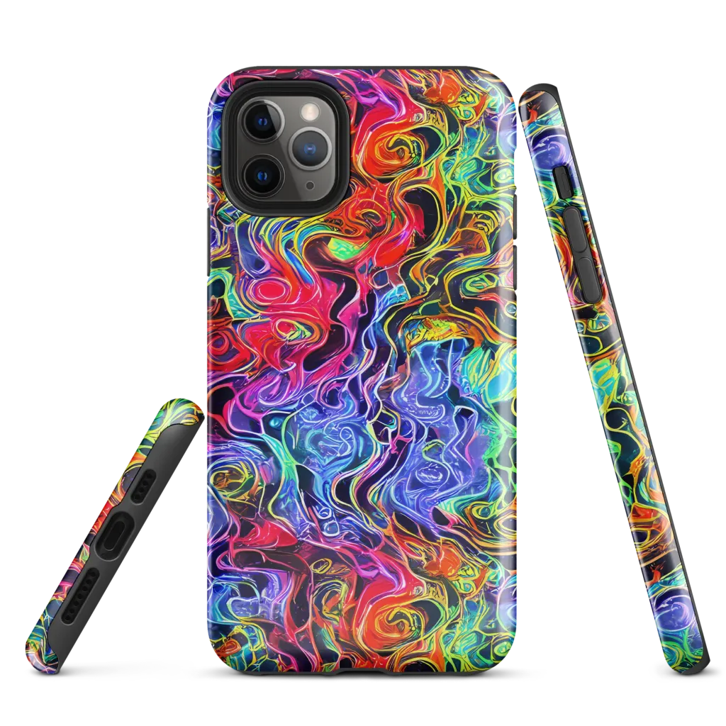 Riotous Aurora on Tough Case for iPhone® — Front