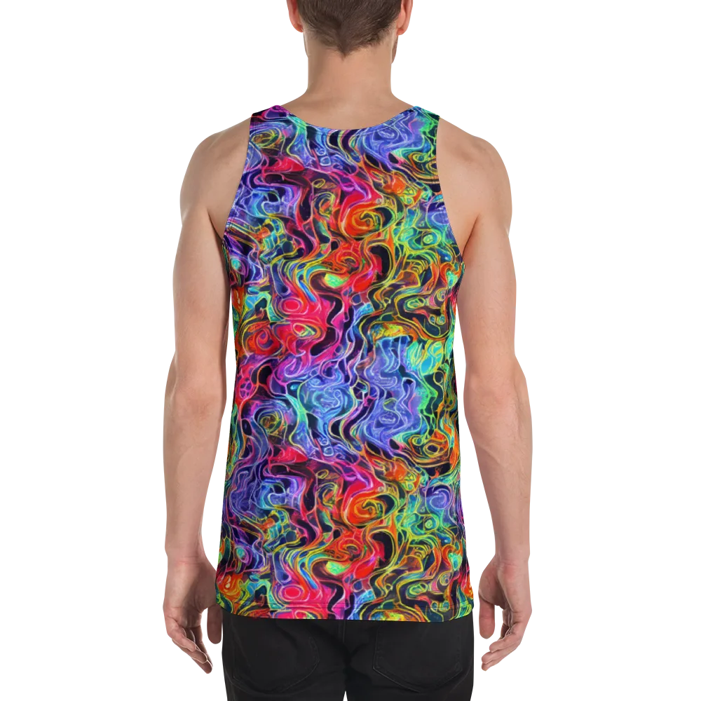 Riotous Aurora on Men's Tank Top — Back