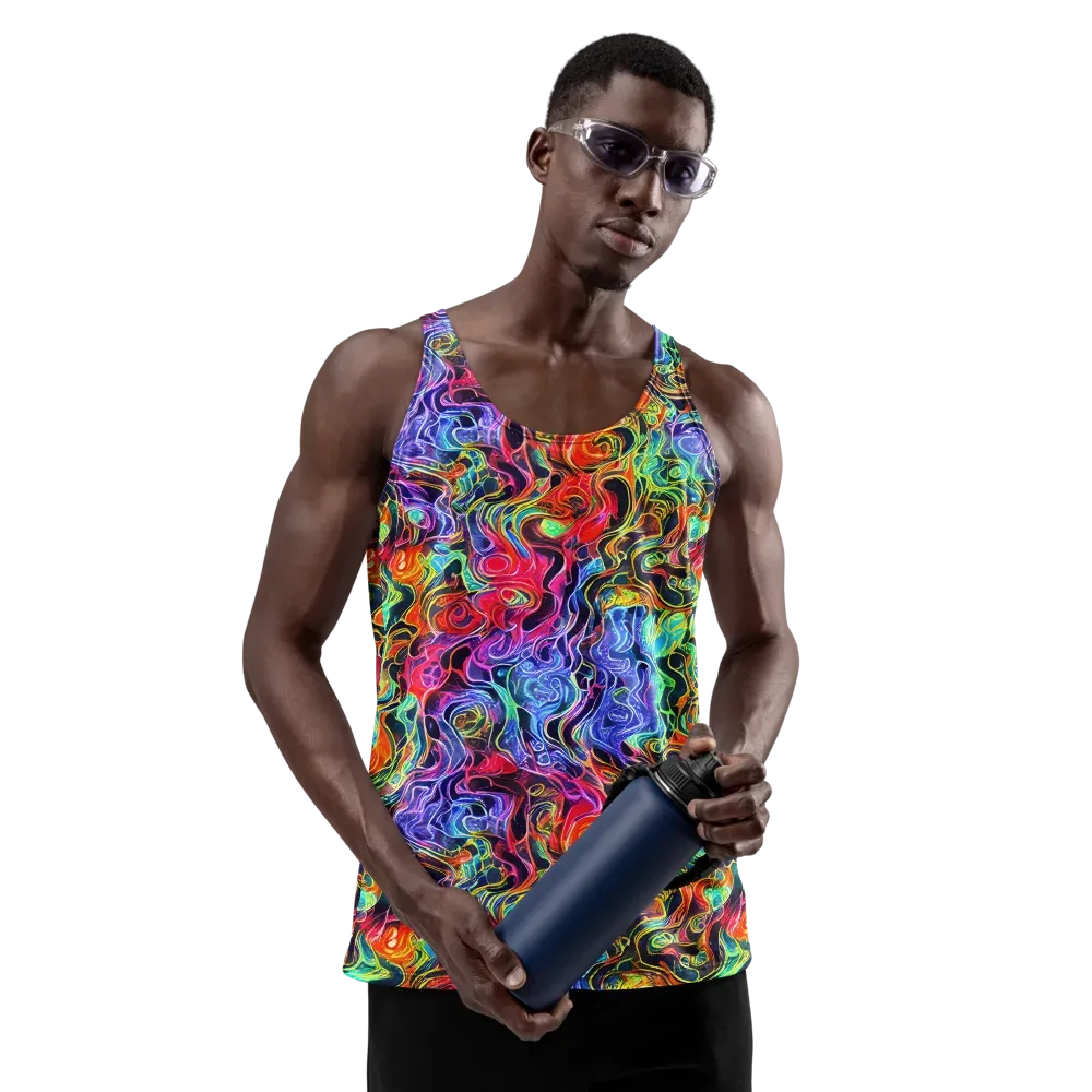 Riotous Aurora on Men's Tank Top — Front