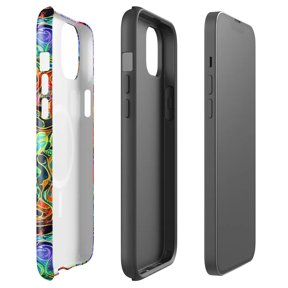 Riotous Aurora on MagSafe Tough Case for iPhone® — Front