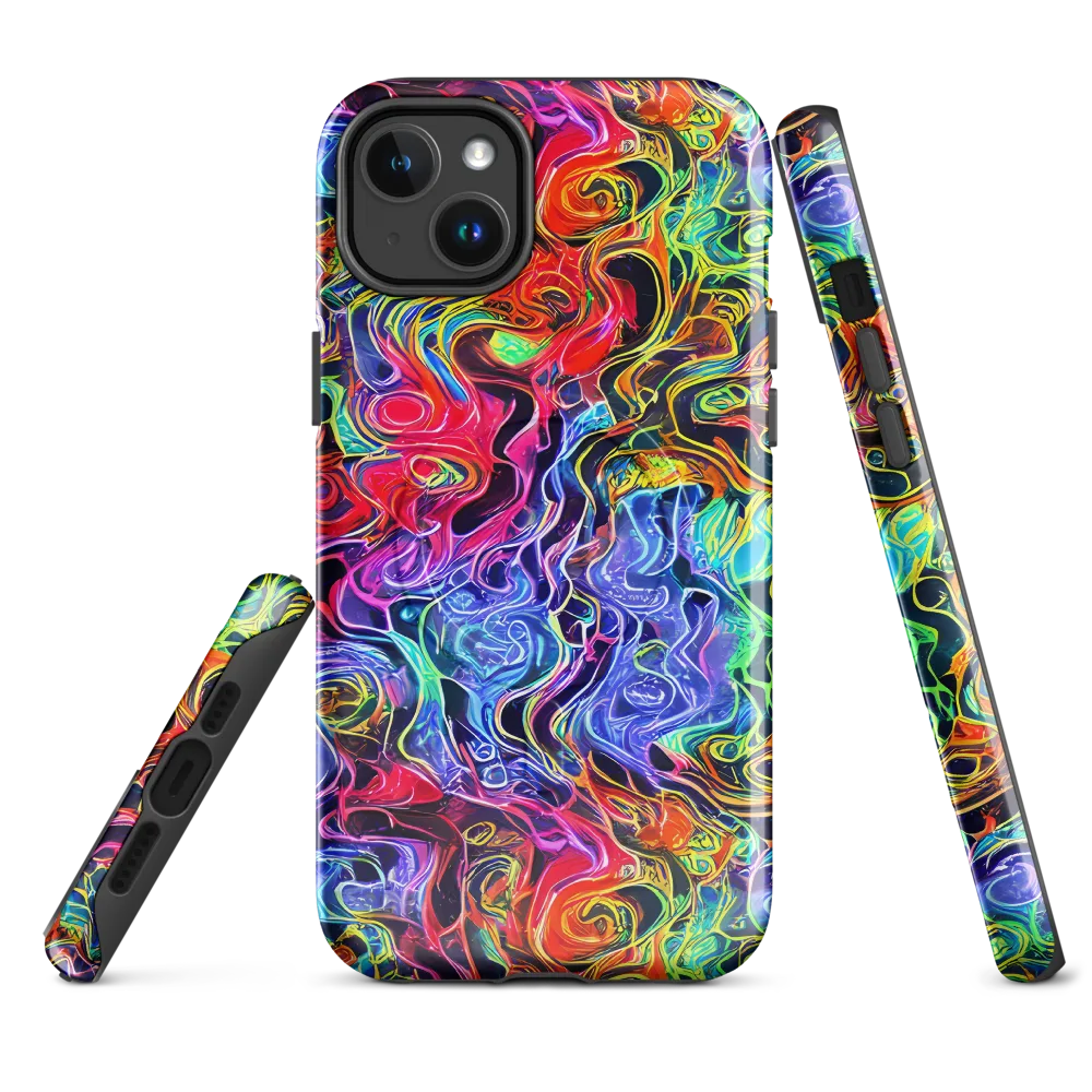 Riotous Aurora on MagSafe Tough Case for iPhone® — Front