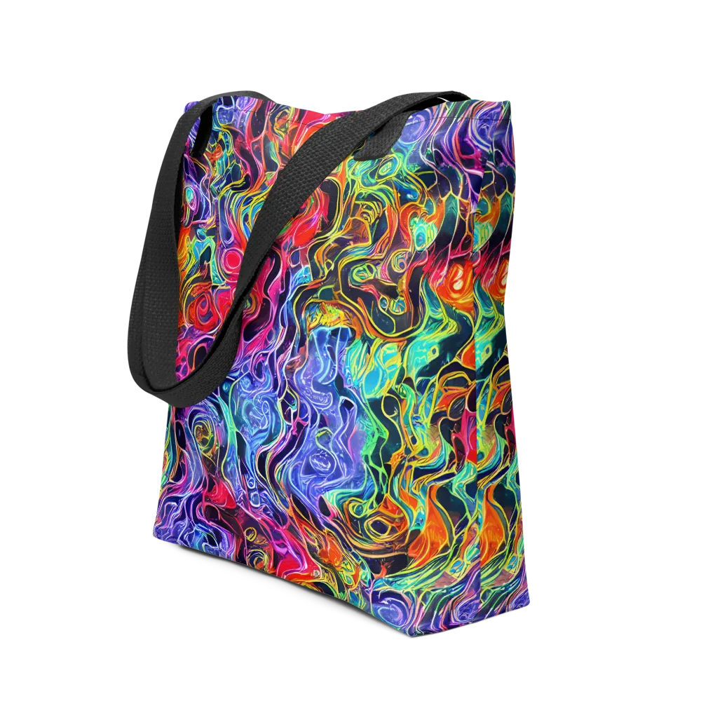 Riotous Aurora on Tote Bag — Front