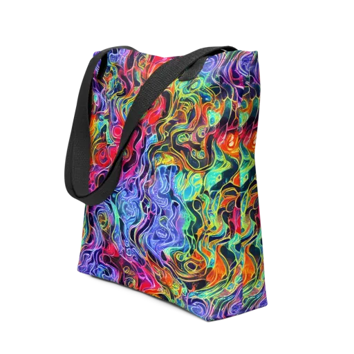 Riotous Aurora on a Tote Bag
