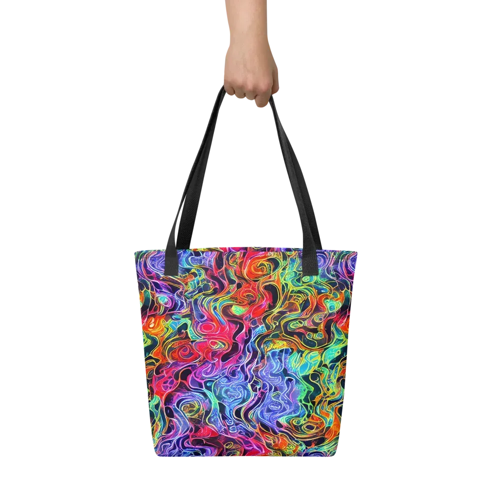 Riotous Aurora on Tote Bag — Front