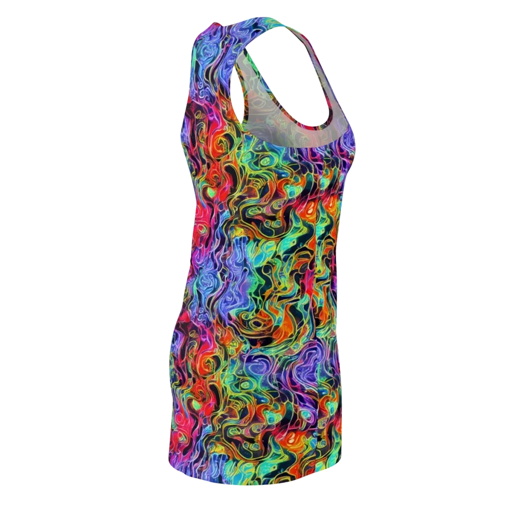 Riotous Aurora on Racerback Dress — Back Side