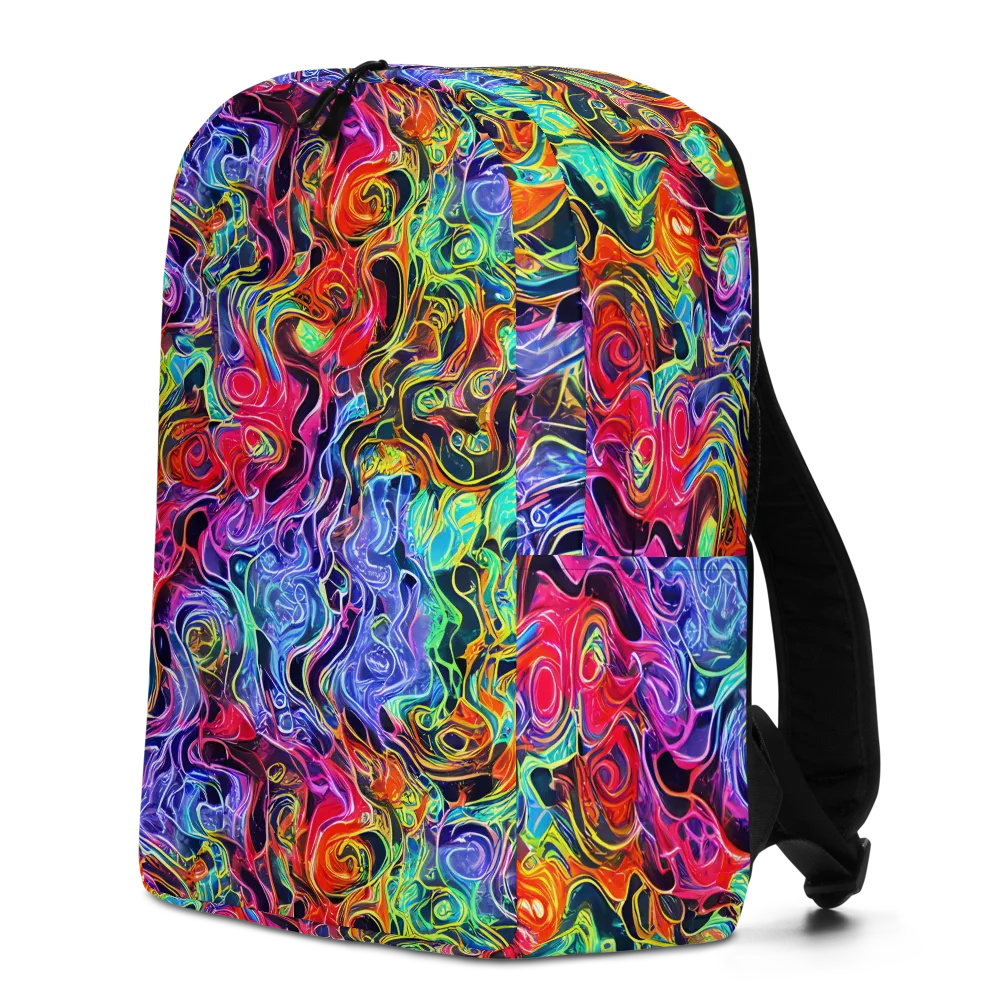 Riotous Aurora on Minimalist Backpack — Left
