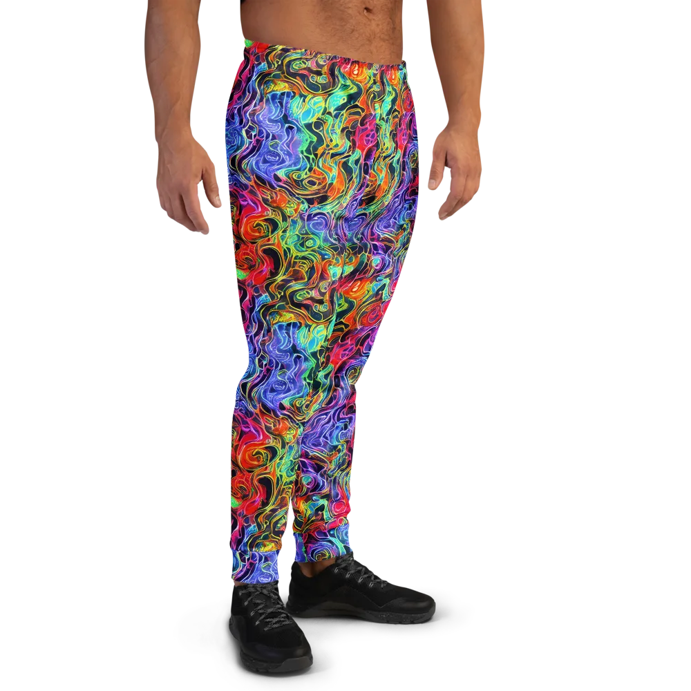 Riotous Aurora on Men's Joggers — Right